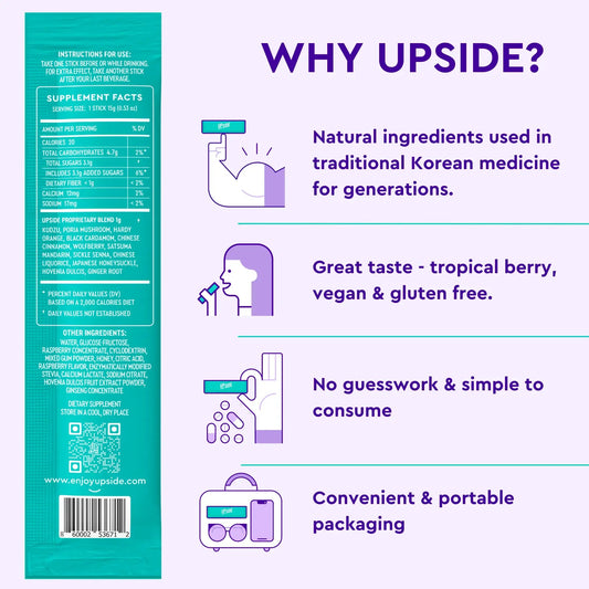 Upside Hangover Sticks - Party Box (30-Pack) (Best Value!)