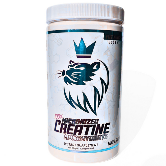 the King’s lab Creatine Monohydrate – 100% Micronized, 500g (100 Servings)
